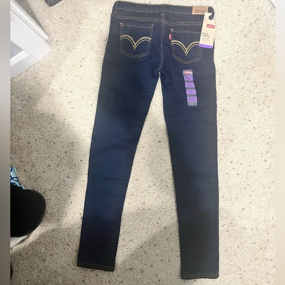 Kids girls NEW‎ NWT jeggings Jeans 12 reg regular LEVI’S - Picture 2 of 7